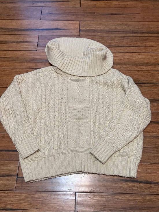 Denim & Supply Ralph Lauren Sweaters - Denim & Supply Ralph Lauren Heavy Cotton Cowl Neck Size Large Sweater Women’s